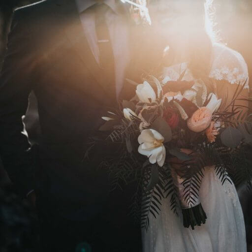 Light Shines On A Wedding