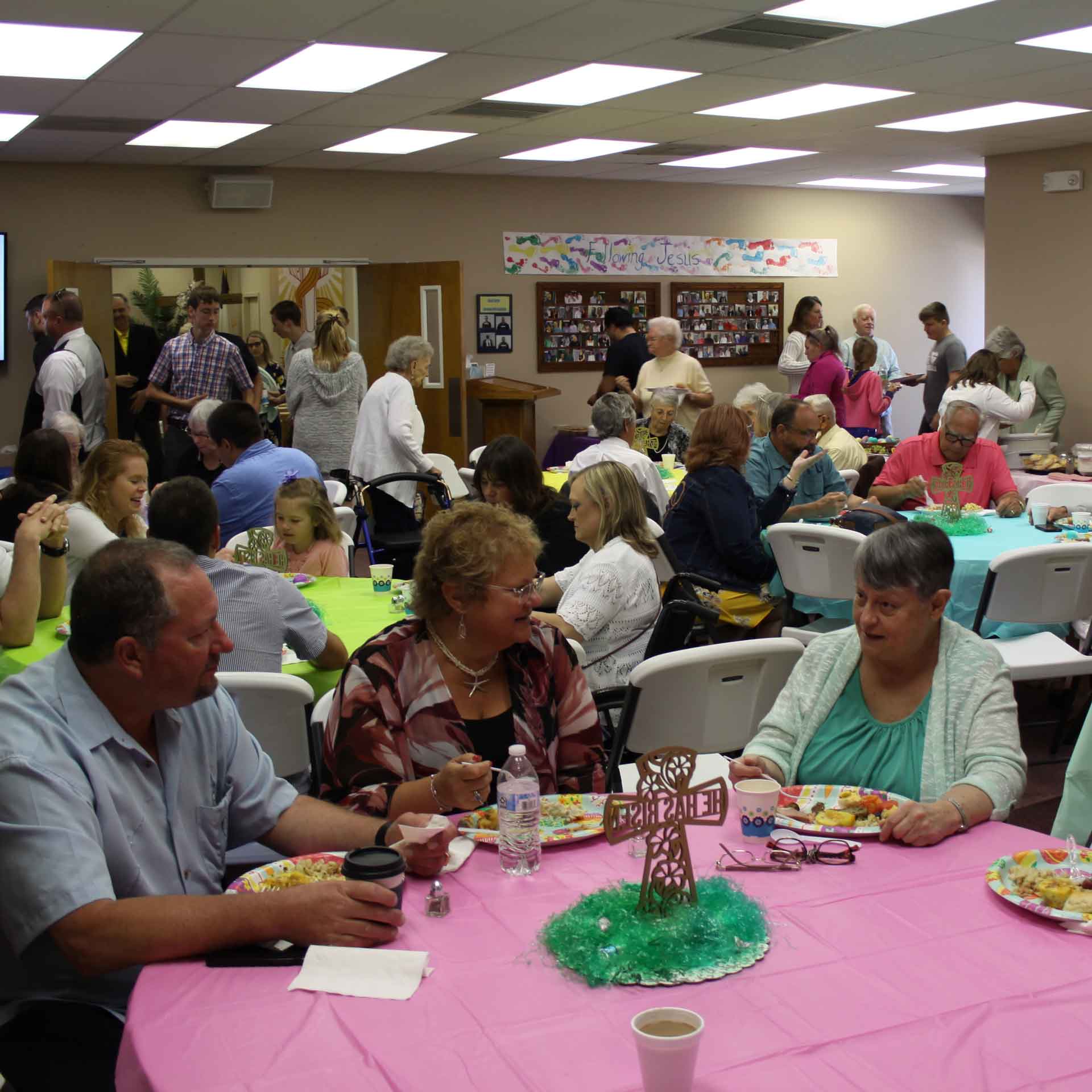 Easter feast at Risen Savior Lutheran Church